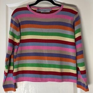Beautiful Coquine Tricot cropped knit sweater / small / 100% cotton / Y2K